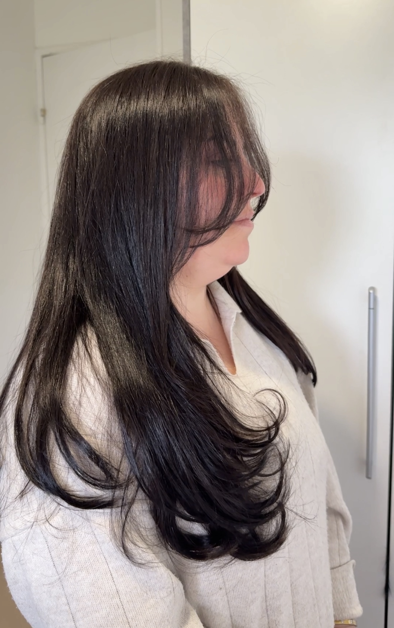 Coloration et coupe longue